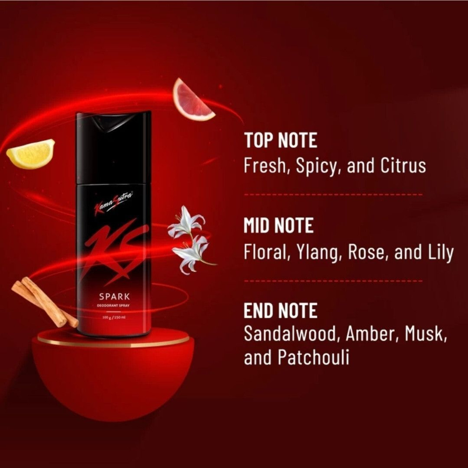 Image of KS Spark Deodorant Spray - For Men