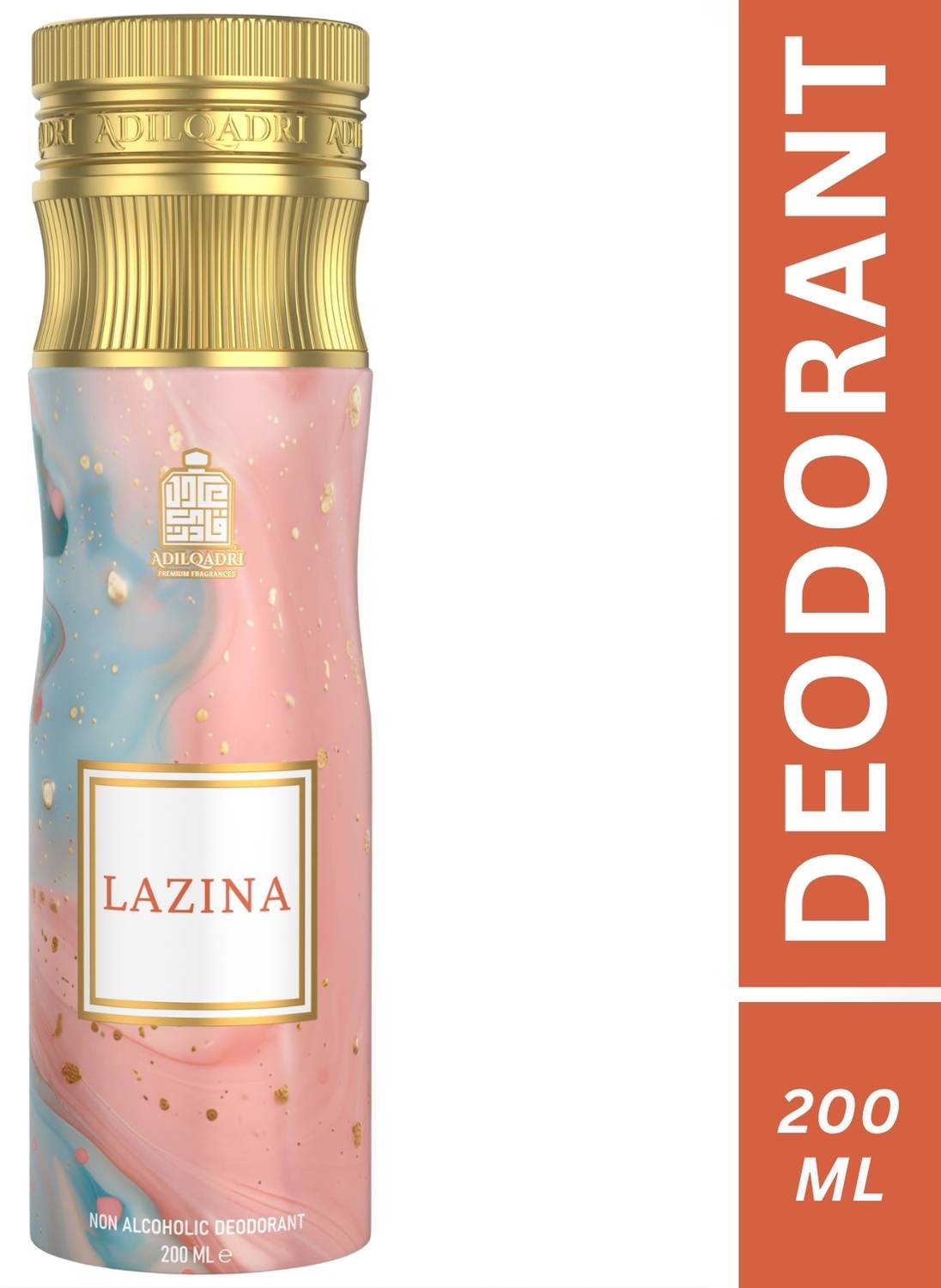 Adilqadri Lazina Deodorant For Men & Women | Sweet And Fruity Secant | 100% Non-Alcoholic Body Spray - For Men & Women