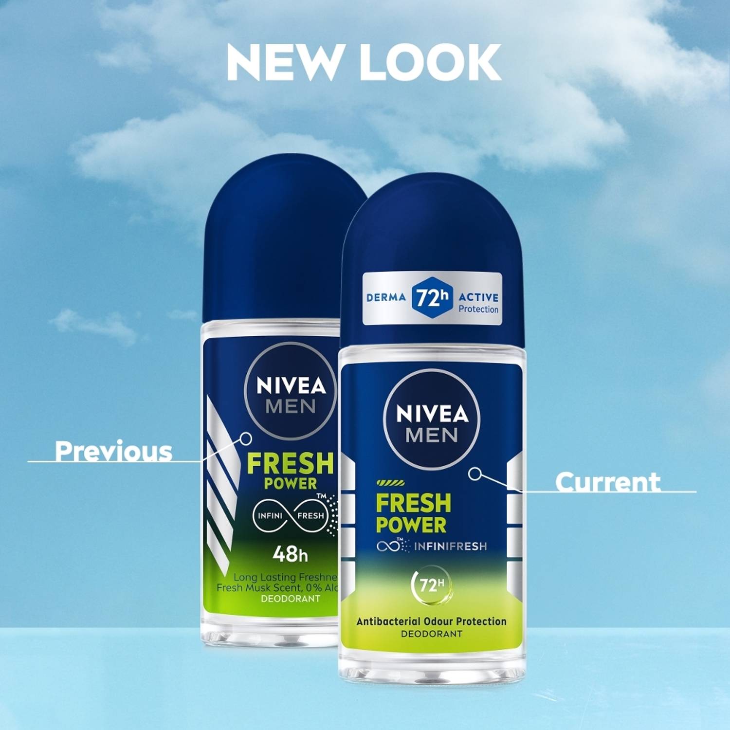 Nivea Men Fresh Power 72h Protection Deodorant Roll-on - Image 3