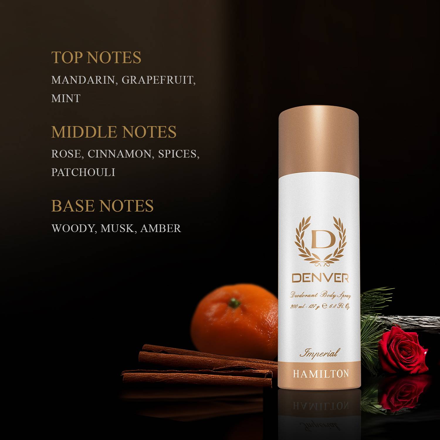 DENVER Imperial, Honour, Pride and Prestige Body Spray - For Men - Image 3