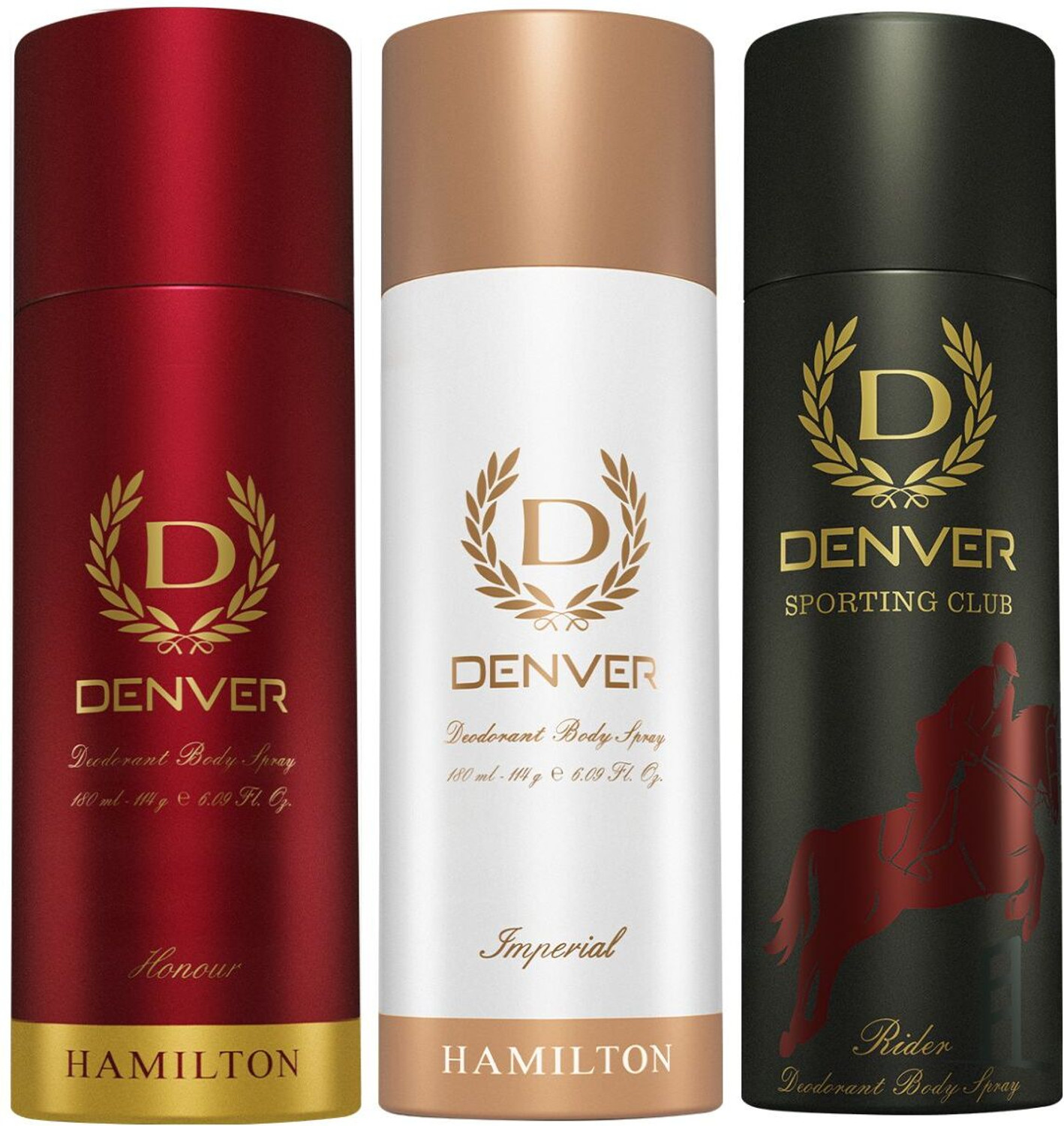 Image of DENVER Rider, Imperial and Honour Body Spray - For Men
