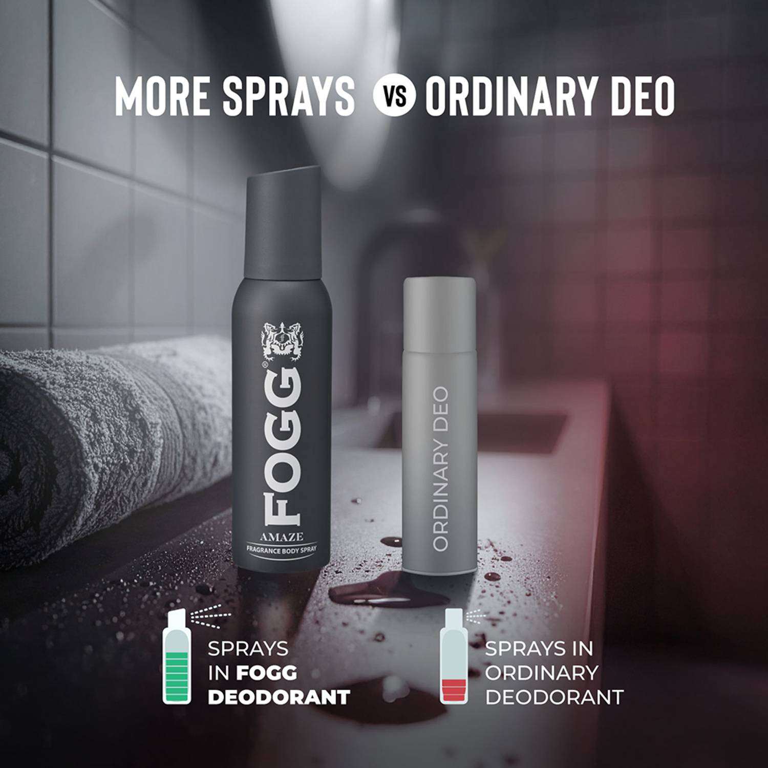 FOGG Amaze No Gas Body Spray Pack of 2 - Image 4