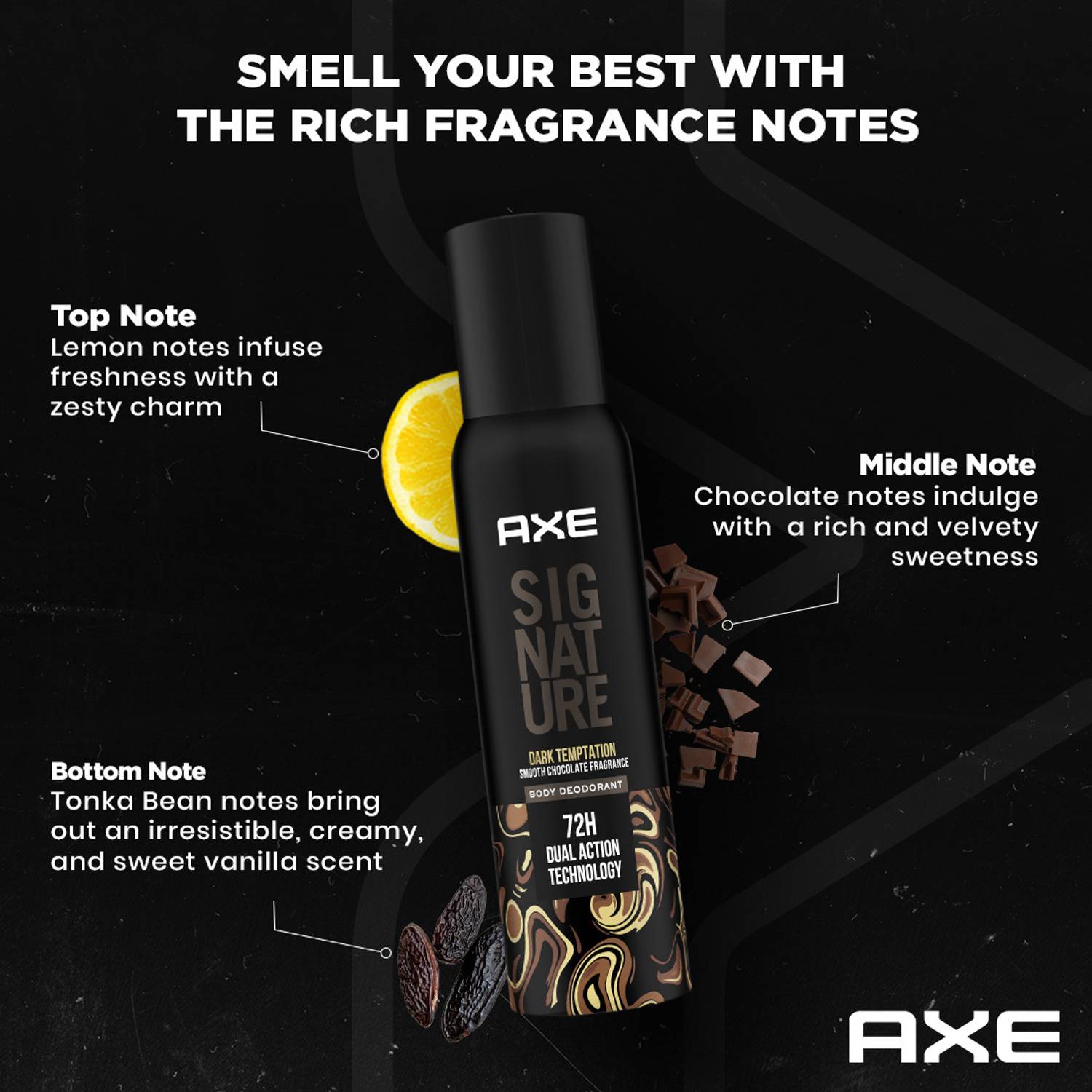 AXE Signature Dark Temptation Deodorant Spray - Image 5
