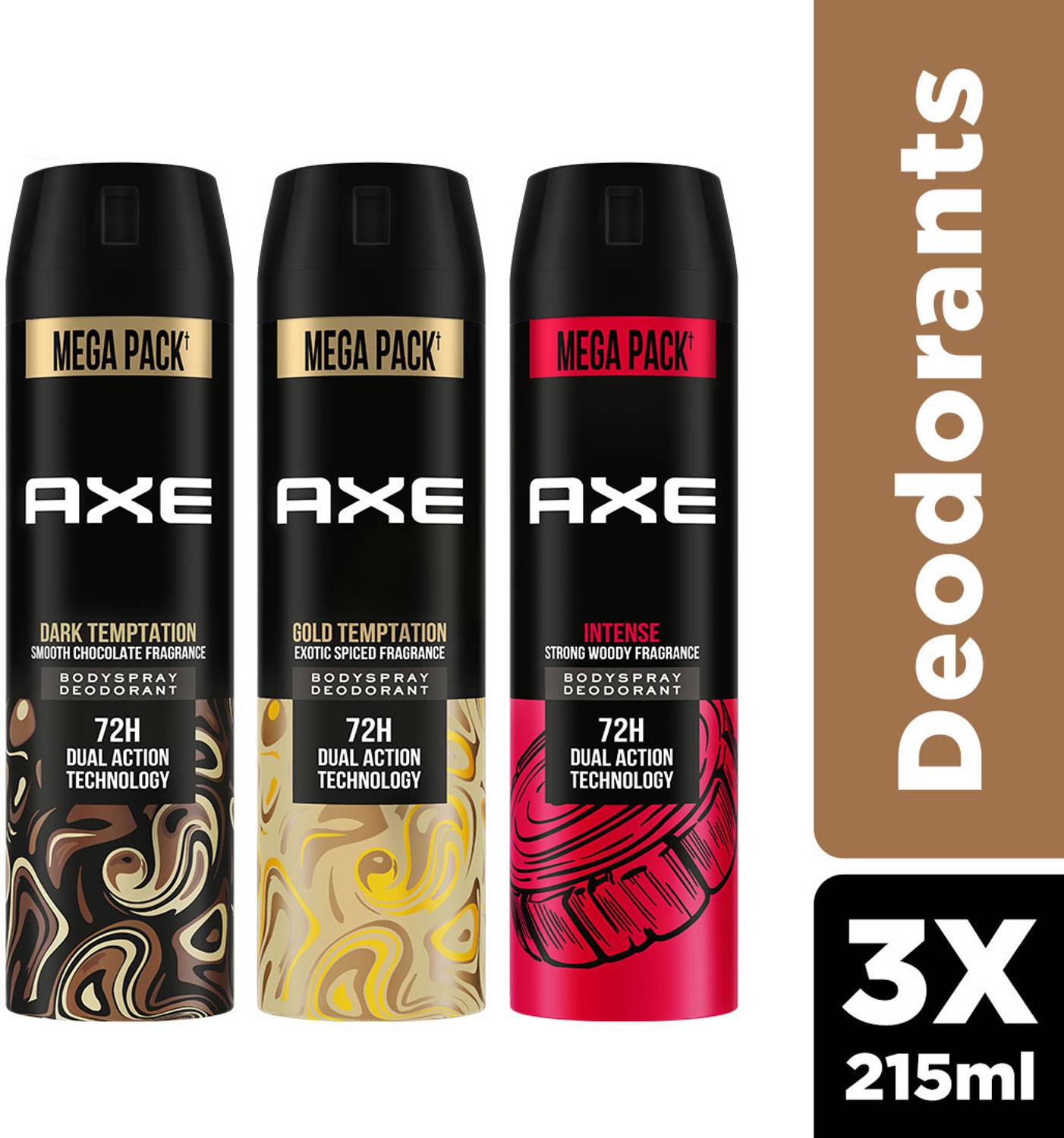 AXE Gold Temptation Deodorant Spray 100ml - Image 2