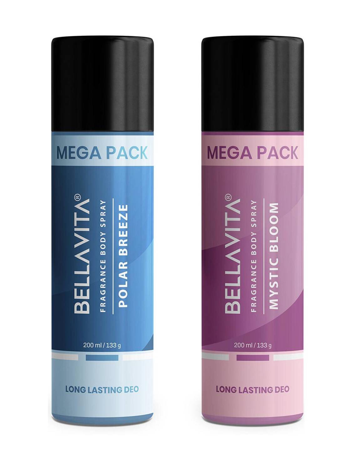 BELLAVITA Polar Breeze & Mystic Bloom Deodorant Combo, 2 x 200 ml at ₹189 (68% Off) – Flipkart