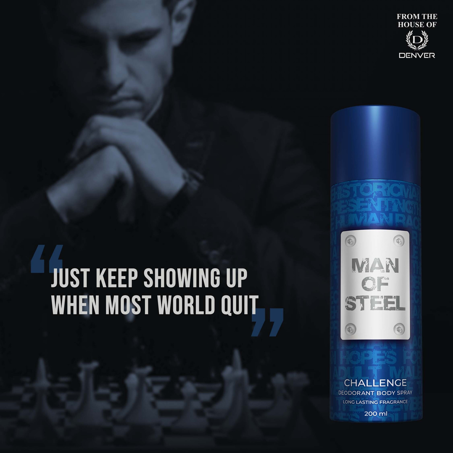 Image of DENVER Challenge long lasting Deodorant Spray - For Men