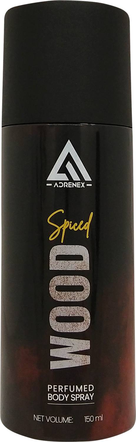 Adrenex Spiced Wood Deodorant Spray - For Men