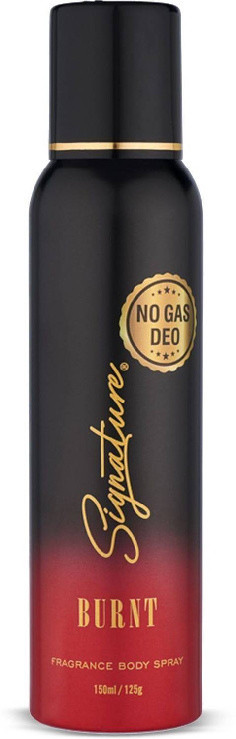 Signature PERFUME DEODORANT BODY SPRAY - NO GAS-BURNT -150ml Body
