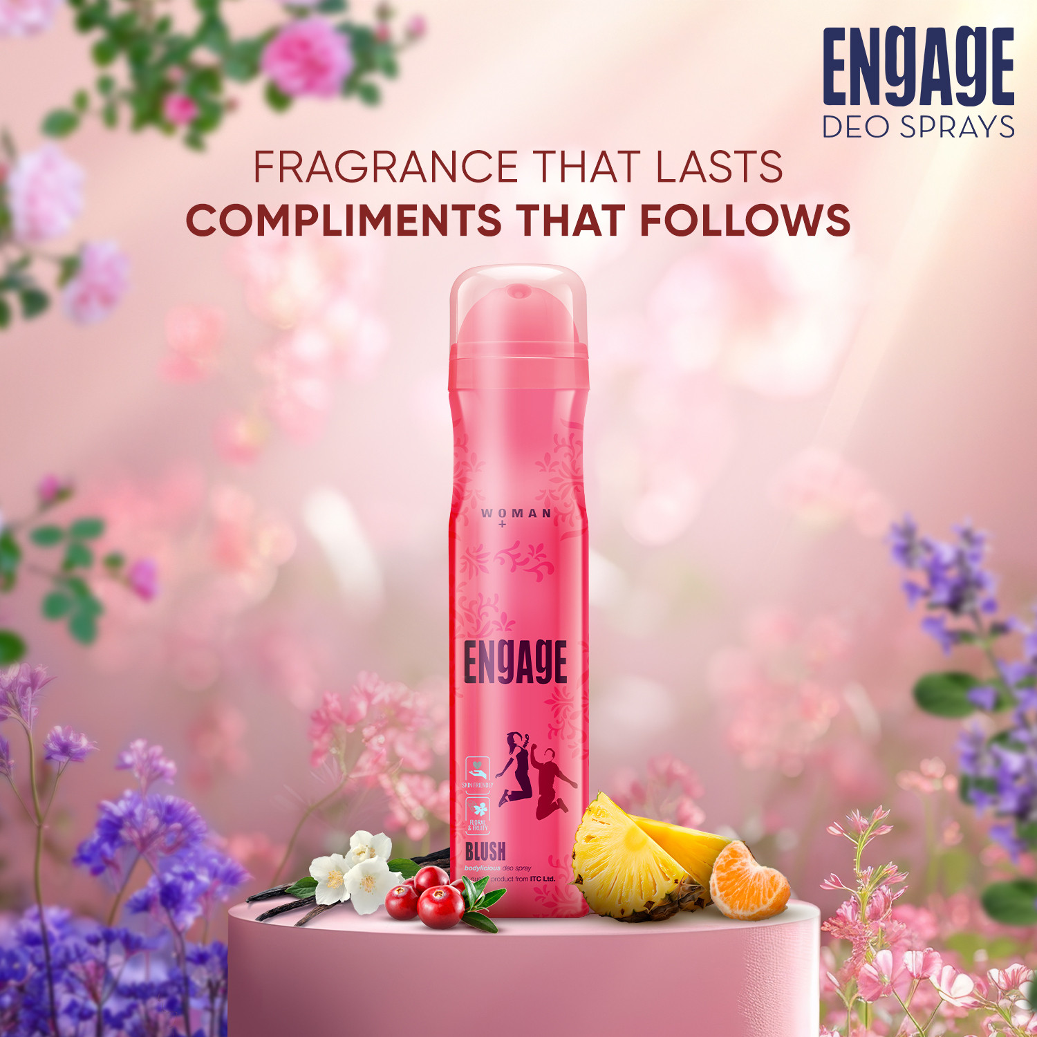 Image of Engage Blush Deodorant Spray - For Women Deodorant Spray - For Women