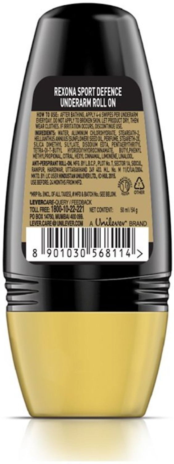 Image of Rexona Underarm Deodorant Protection for Men (Masculine, Long-Lasting Freshness) Deodorant Roll-on - For Men