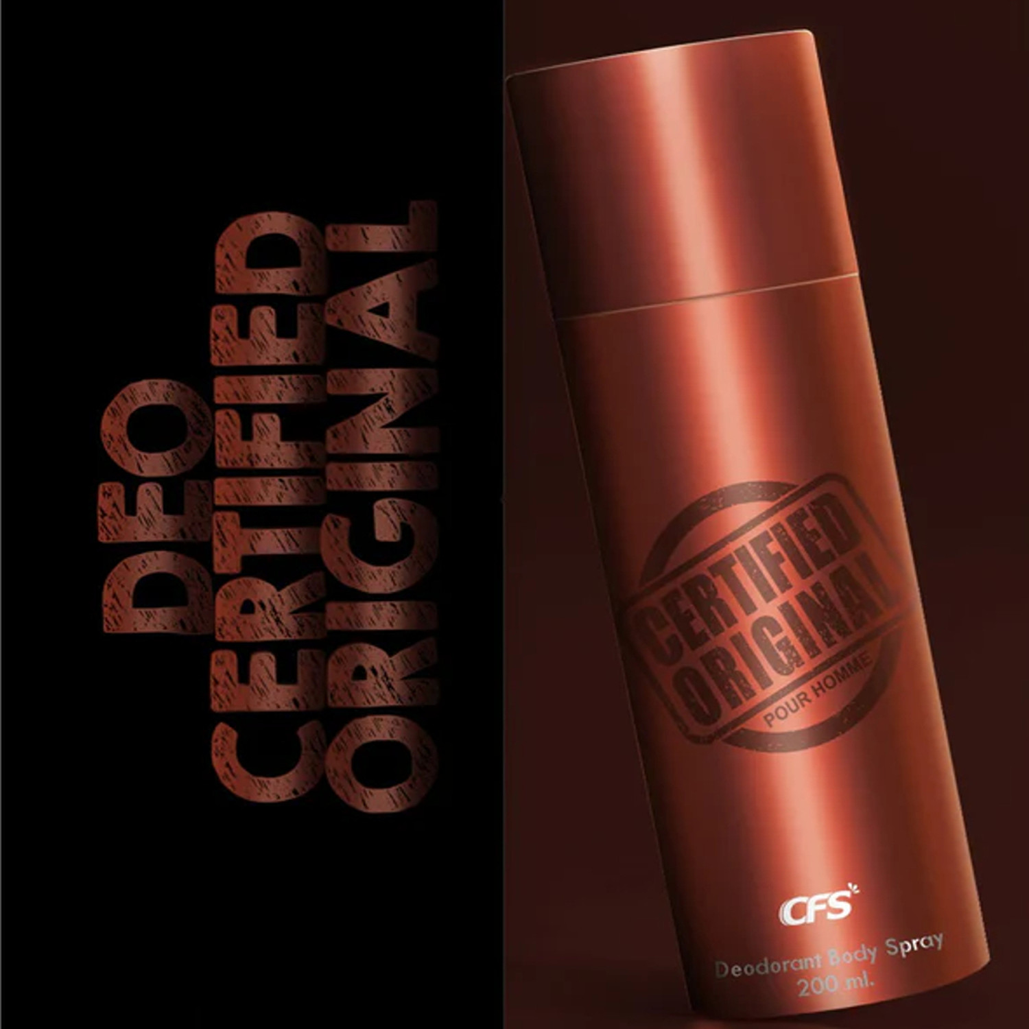 Image of CFS Black 2pcs & Certified Brown 1pc Deodorant Body Spray Long lasting Freshness Deodorant Spray - For Men & Women