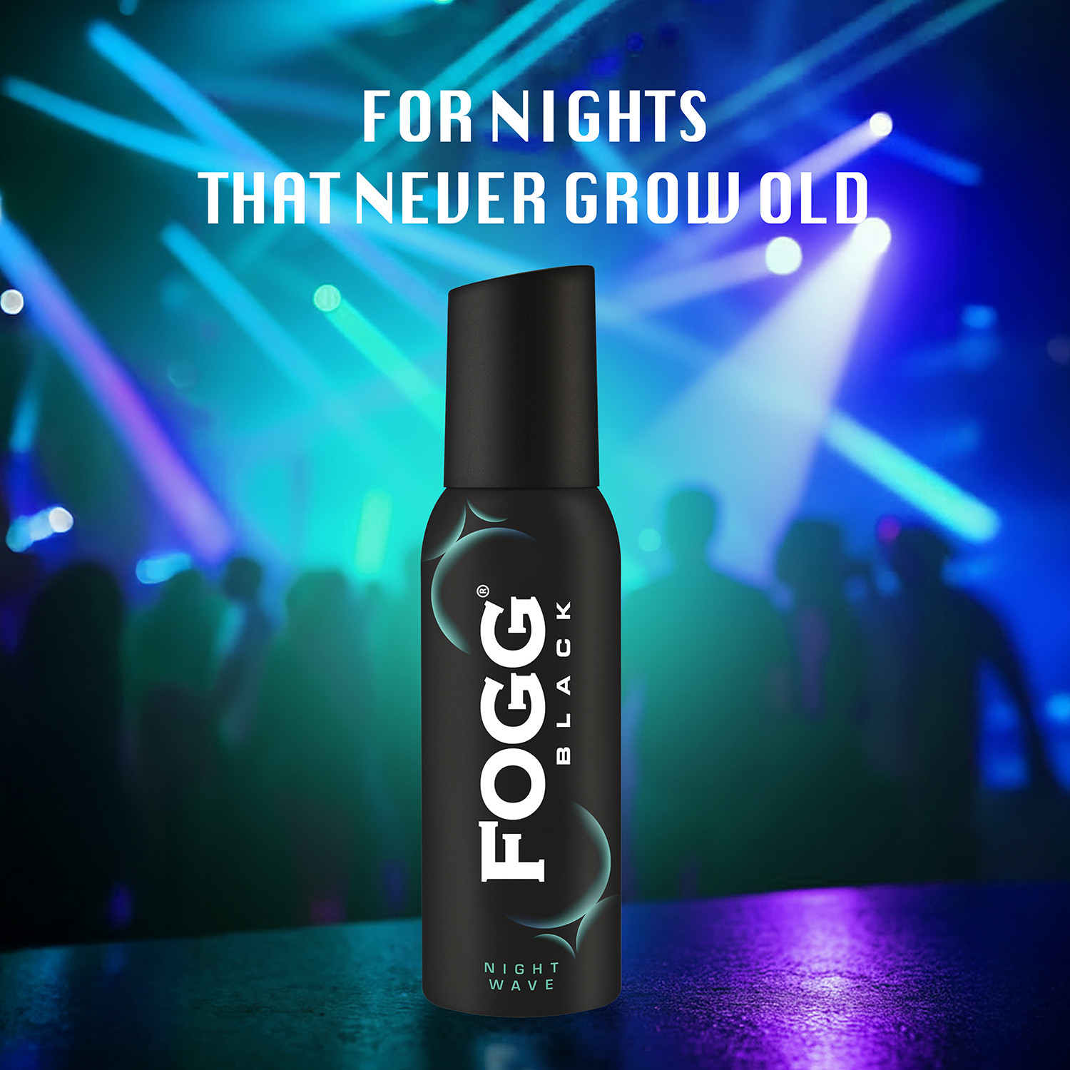 Image of FOGG Black Night Wave With Long Lasting Perfume Body Spray - For Men