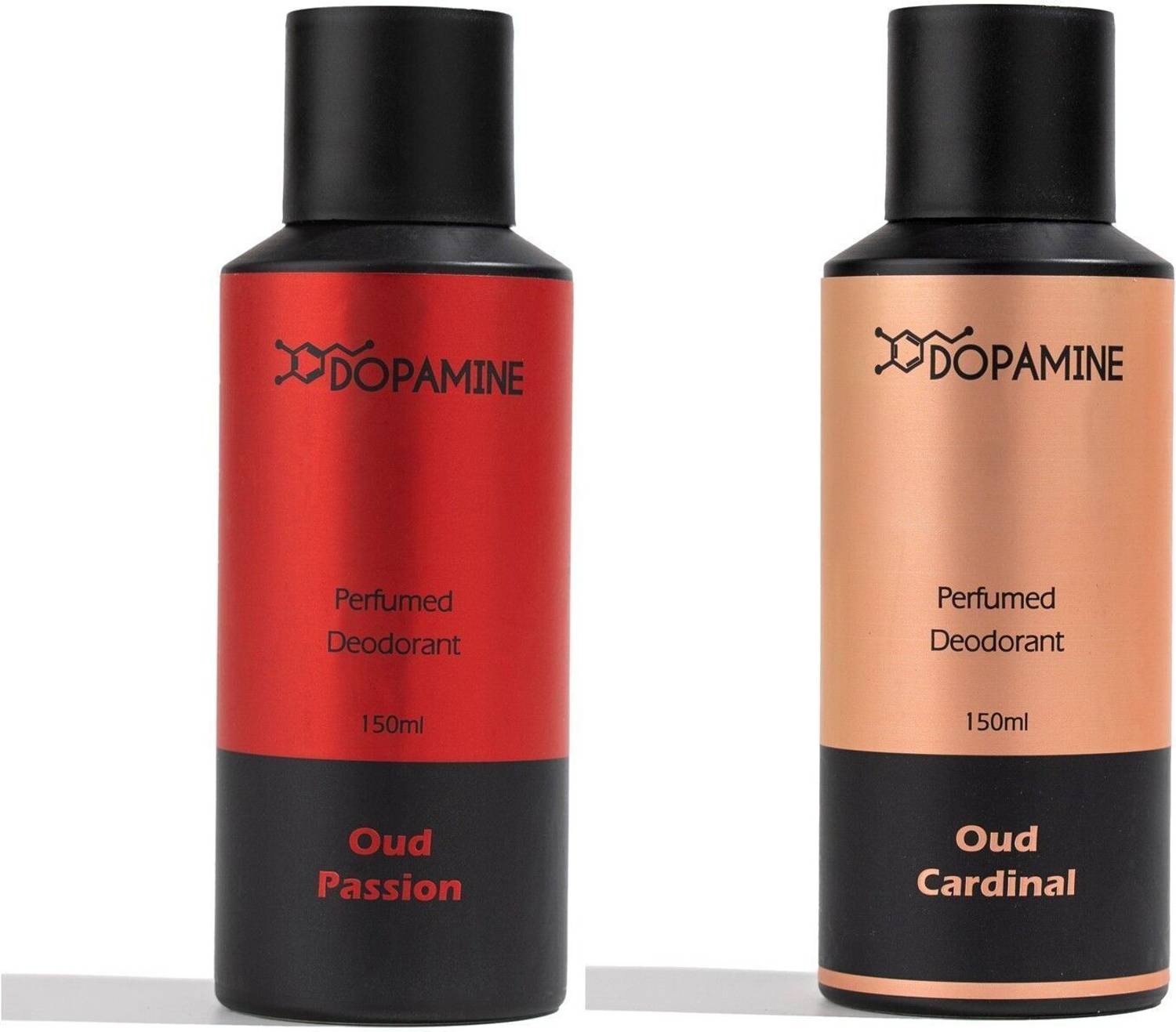 DOPAMINE OUD Cardinal + Passion 150ml x 2 Unisex Perfumed Deo - Image 1
