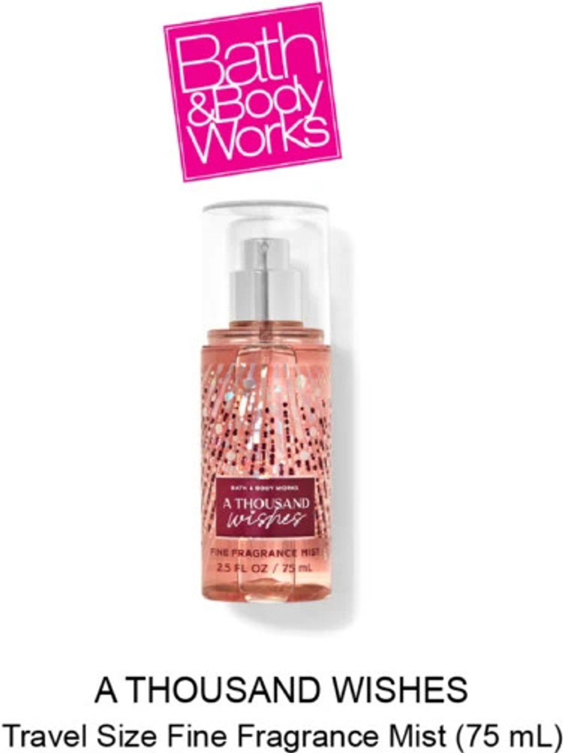 Image of BATH & BODY WORKS A Thousand Wishes Mist Travel Size New Body Mist - For Women