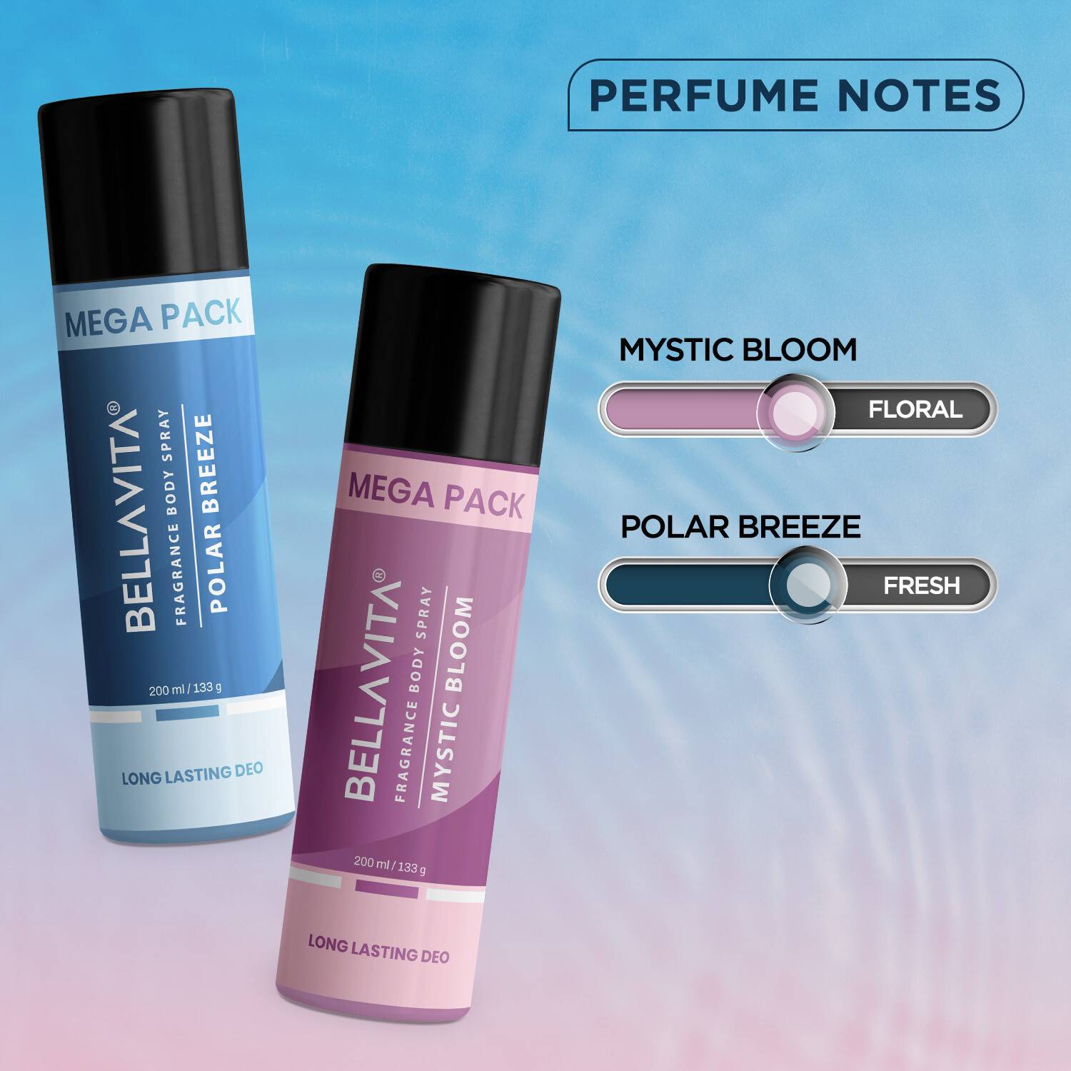 BELLAVITA Polar Breeze & Mystic Pack of 2 · 200 ml (400 ml total) - Image 2