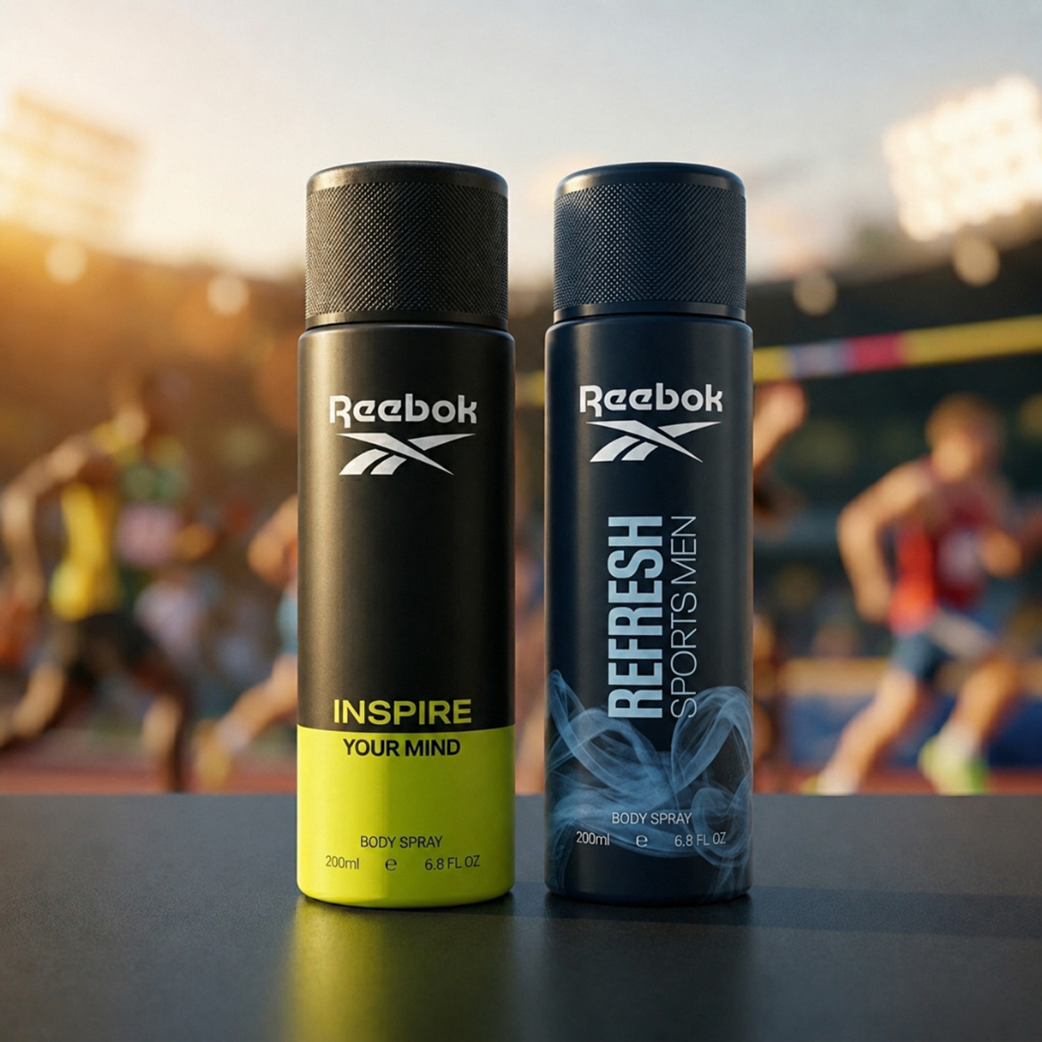 Image of REEBOK Inspire + Refresh Long Lasting Deodorant Body Spray Combo for Men 2x200ml Body Spray - For Men