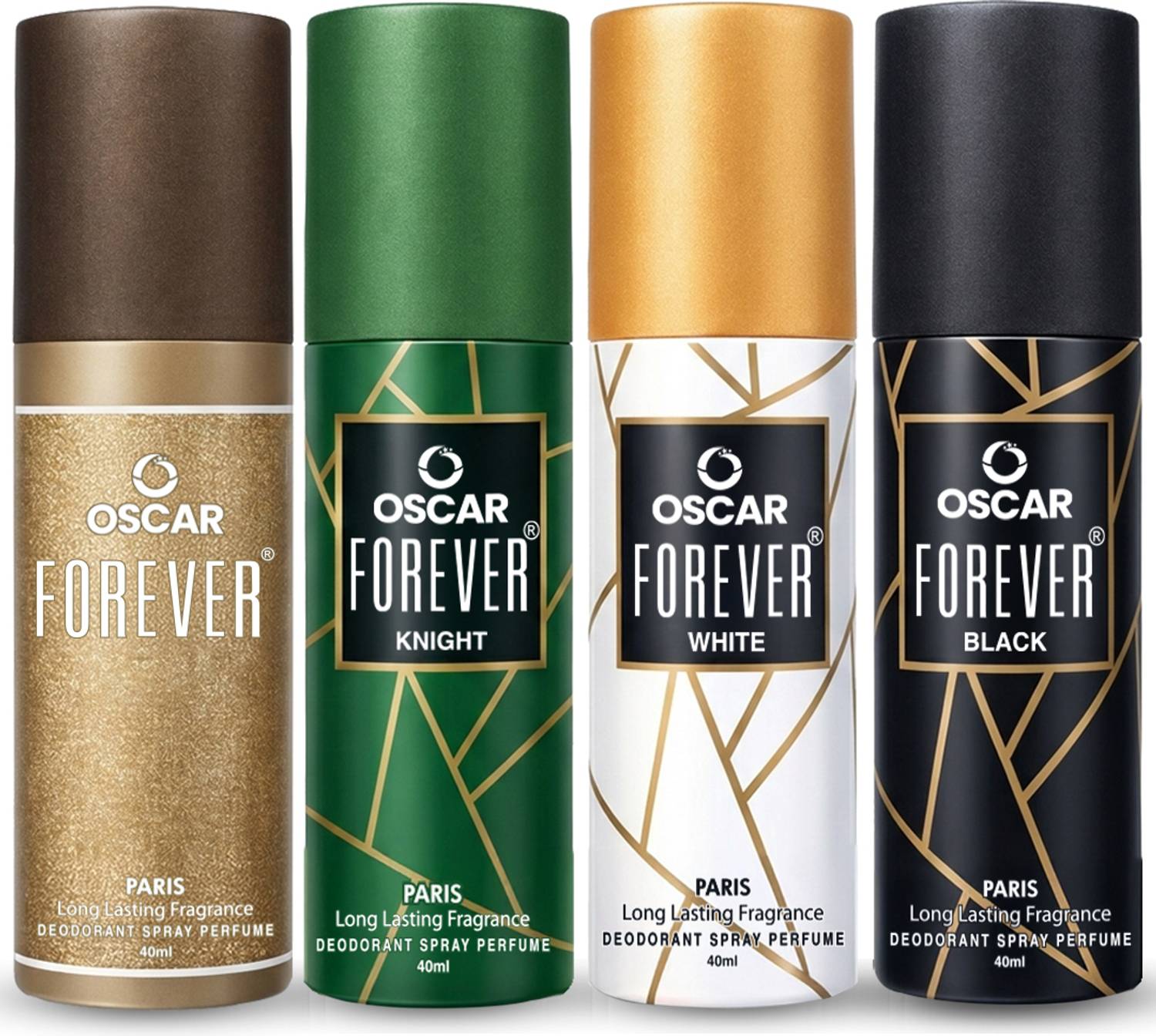 OSCAR Forever Paris, Black, White & Knight Unisex Deodorant Body
