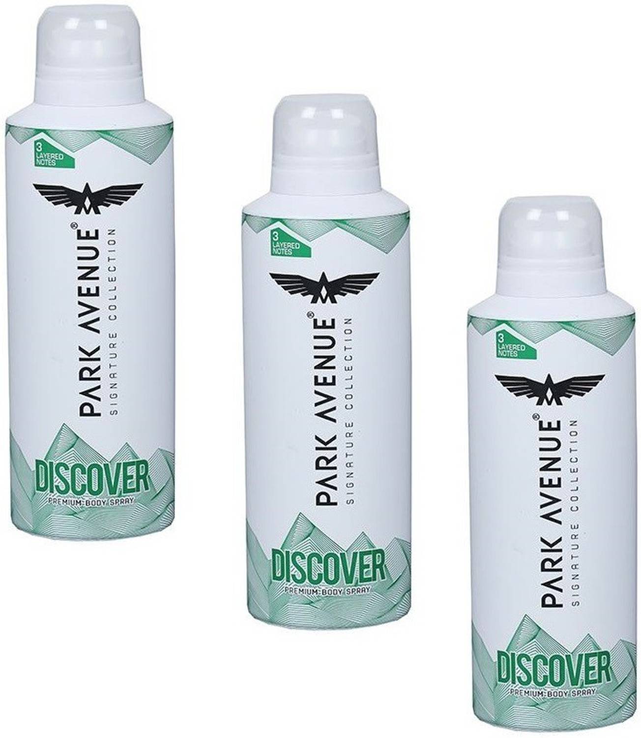 PARK AVENUE Discover Premium Body Spray, 150ml (Pack of 3) Body S