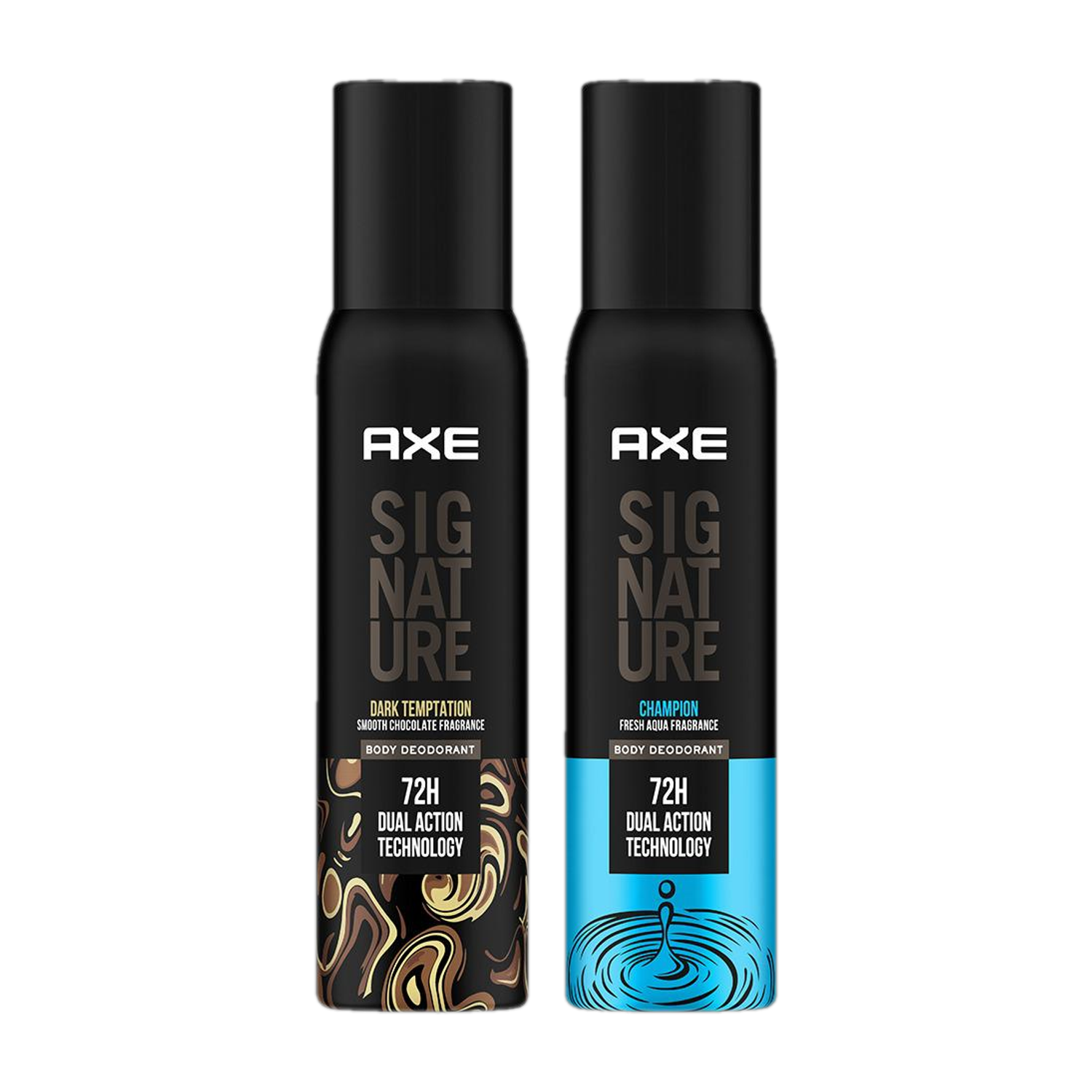 AXE SIGNATURE SIGNATURE Dark Temptation and Champion Deodorant No...mo