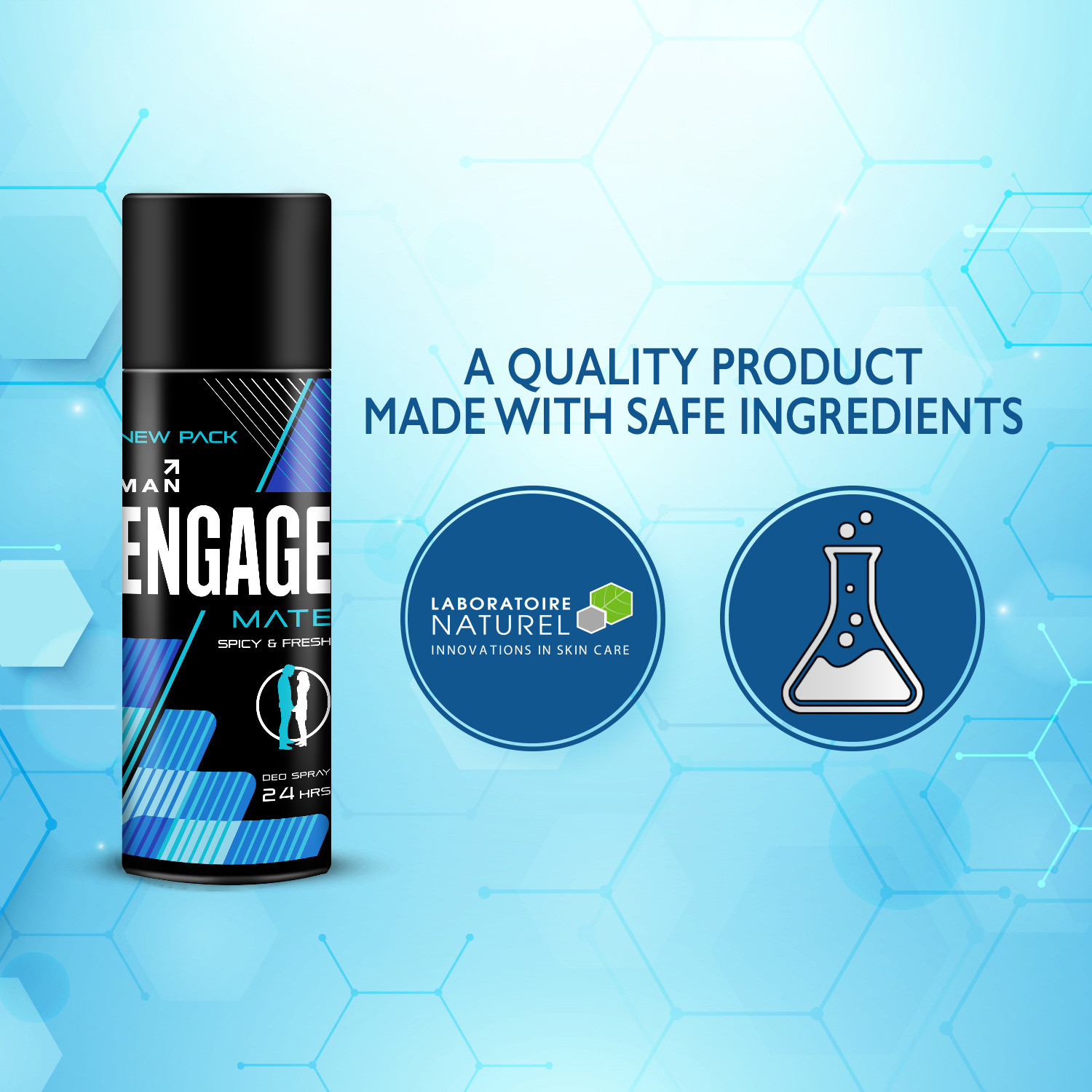 Image of Engage Mate Deodorant Spray - For Men