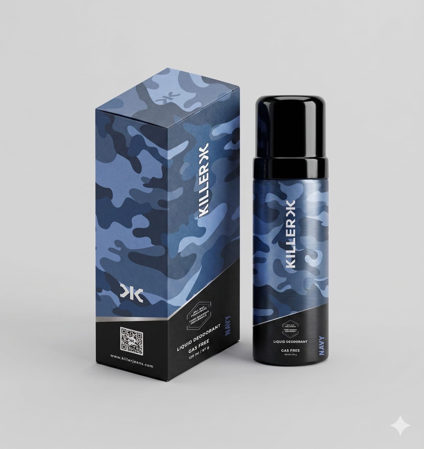 Image of KILLER navy Sy2 Deodorant Spray - For Men