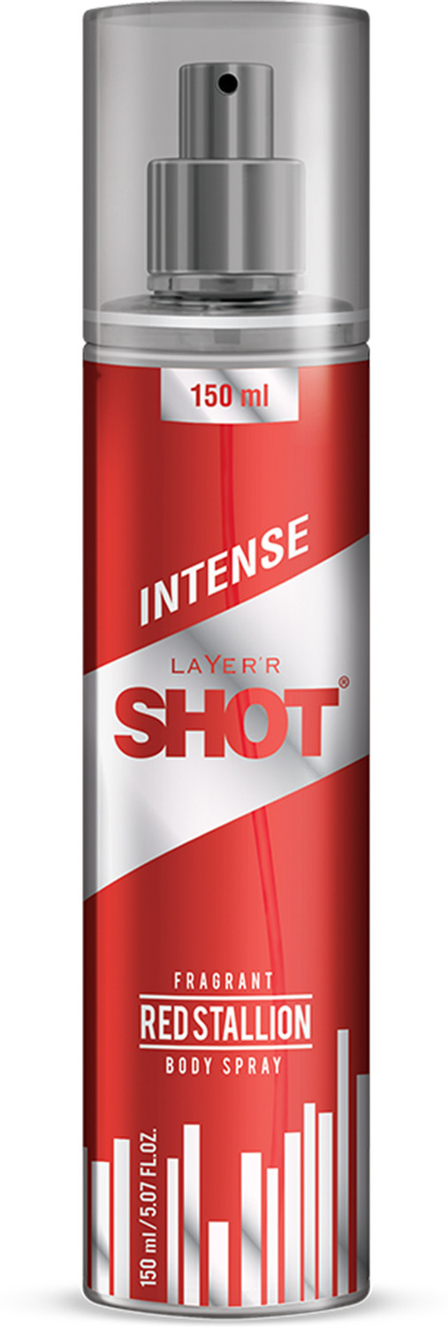 Image of LAYER'R Shot Red Stallion Long Lasting Fragrance Body Spray - For Men
