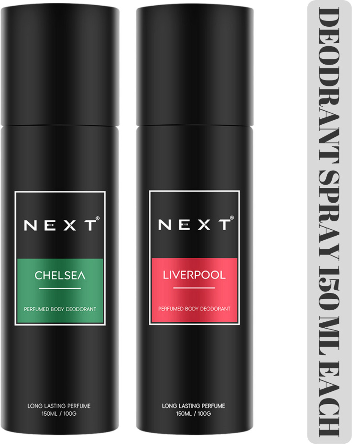 Image of NEXT New Edition Liverpool and Chelsea Perfume Deodorant Spray - For Men & Women