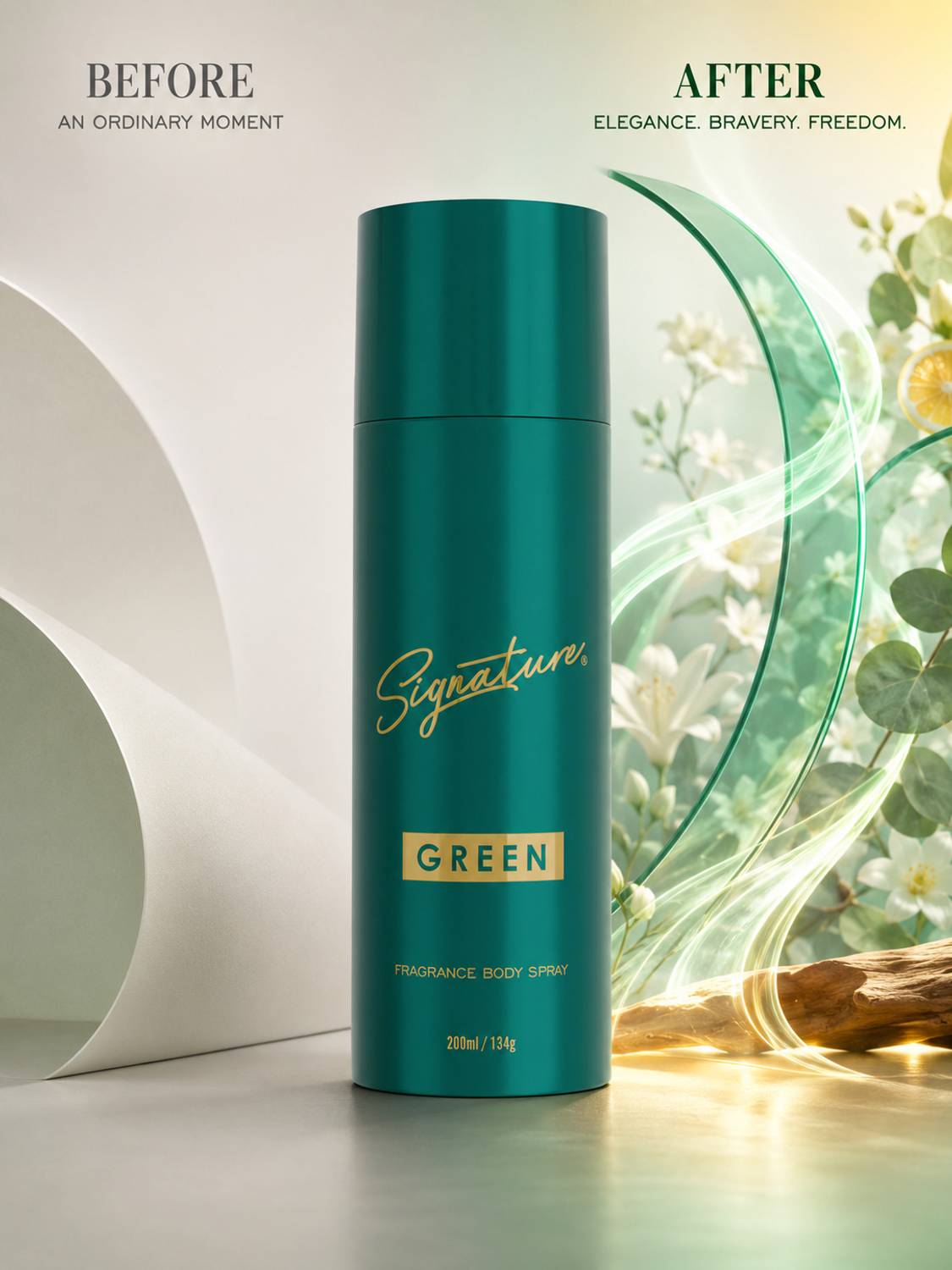 Signature Deodorant Body Spray - Green - Image 5
