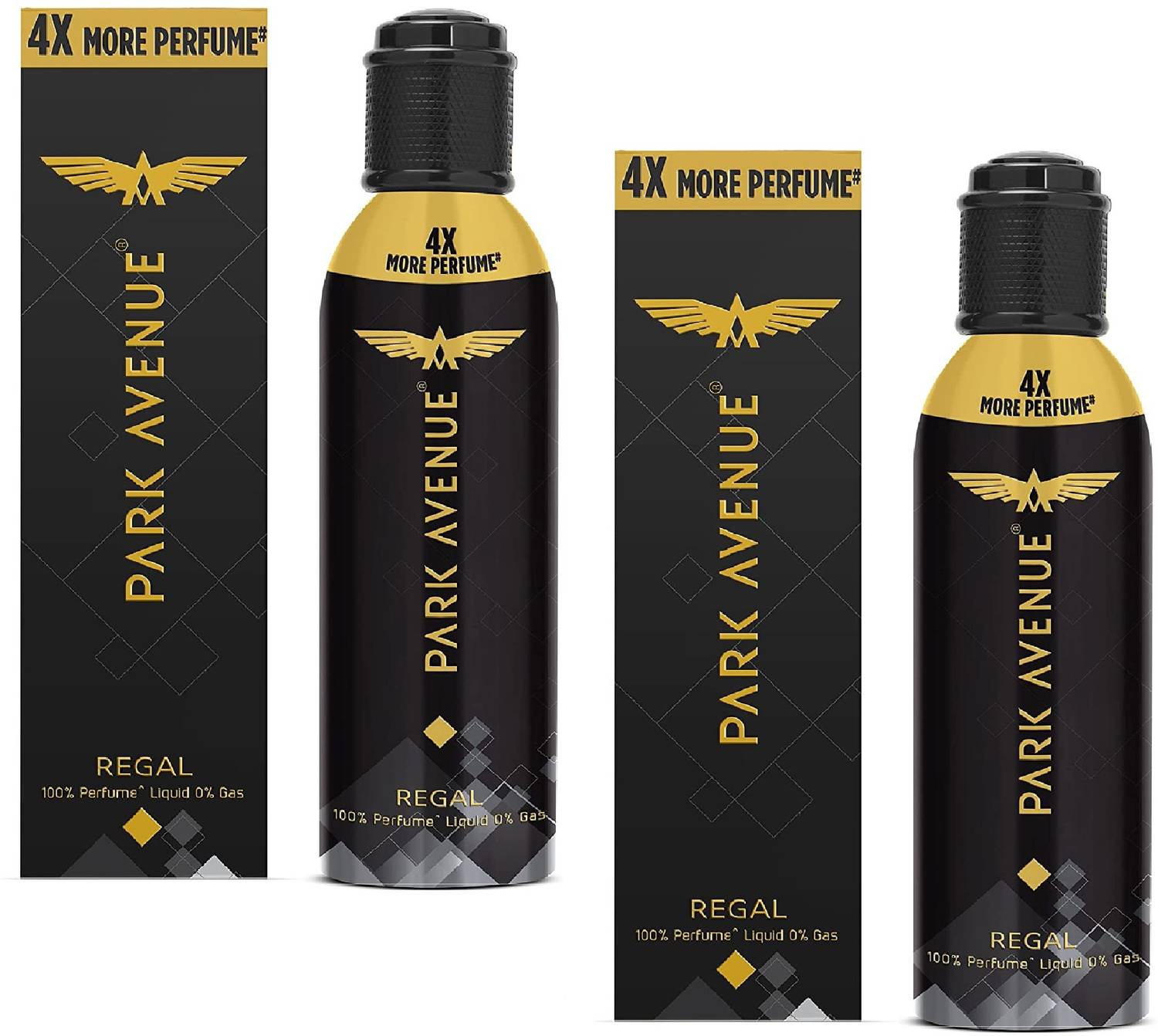 PARK AVENUE REGAL NO GAS PREMIUM PERFUME 130ML PACK OF 2 PCS Deod