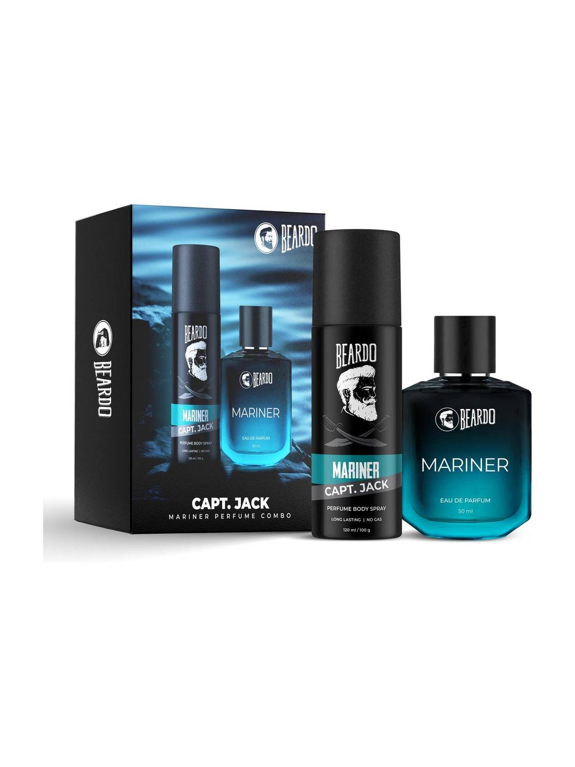 BEARDO Mariner Perfume & Captain Jack Body Spray - Image 1