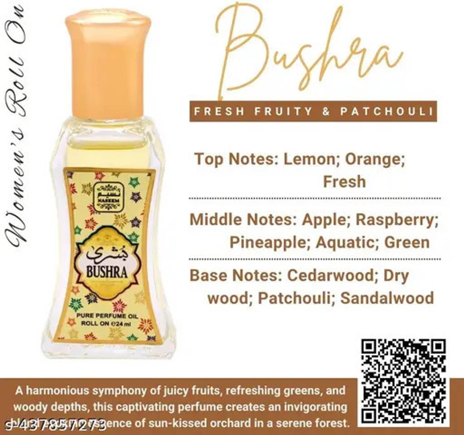NASEEM Bushra Roll On Fragrance - Image 2