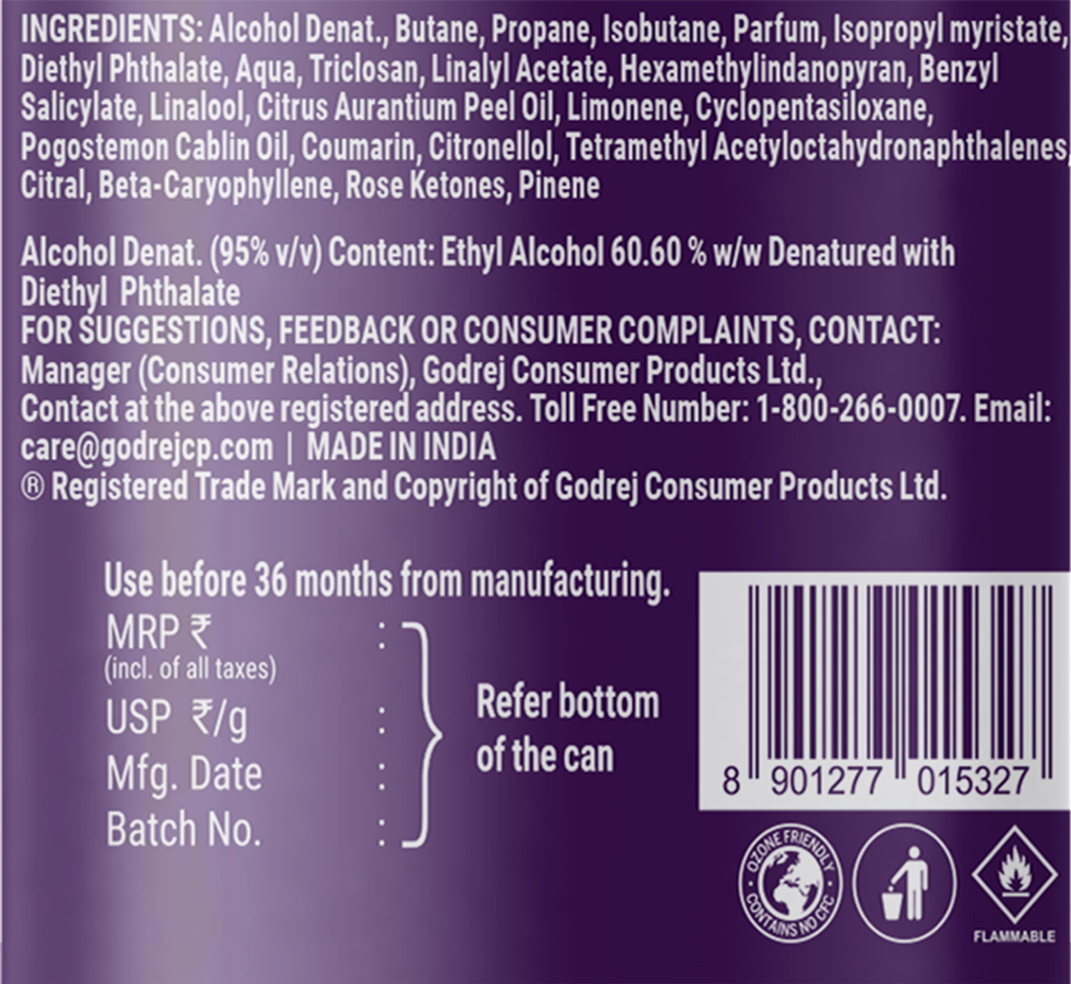 Image of PARK AVENUE Mega Pack - Neo Body Spray - For Men