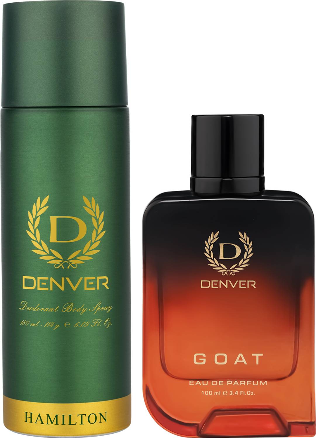 DENVER Goat Eau De Parfum 100 ml & Hamilton Deodorant 180 ml - Image 1