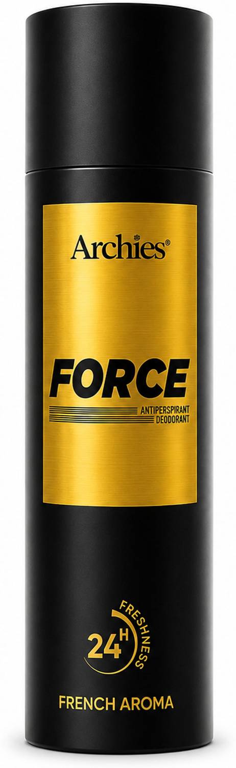 ARCHIES Force French Aroma Deodorant Long Lasting Luxury Deo French Fragrance Deodorant Spray - For Men & Women
