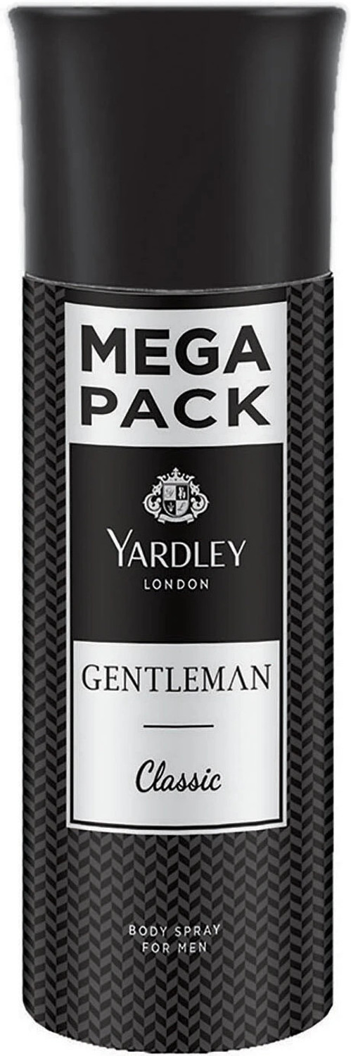 Image of Yardley London by Wipro Gentleman Classic With Woody Fougere Notes Body Deodorant Spray - For Men