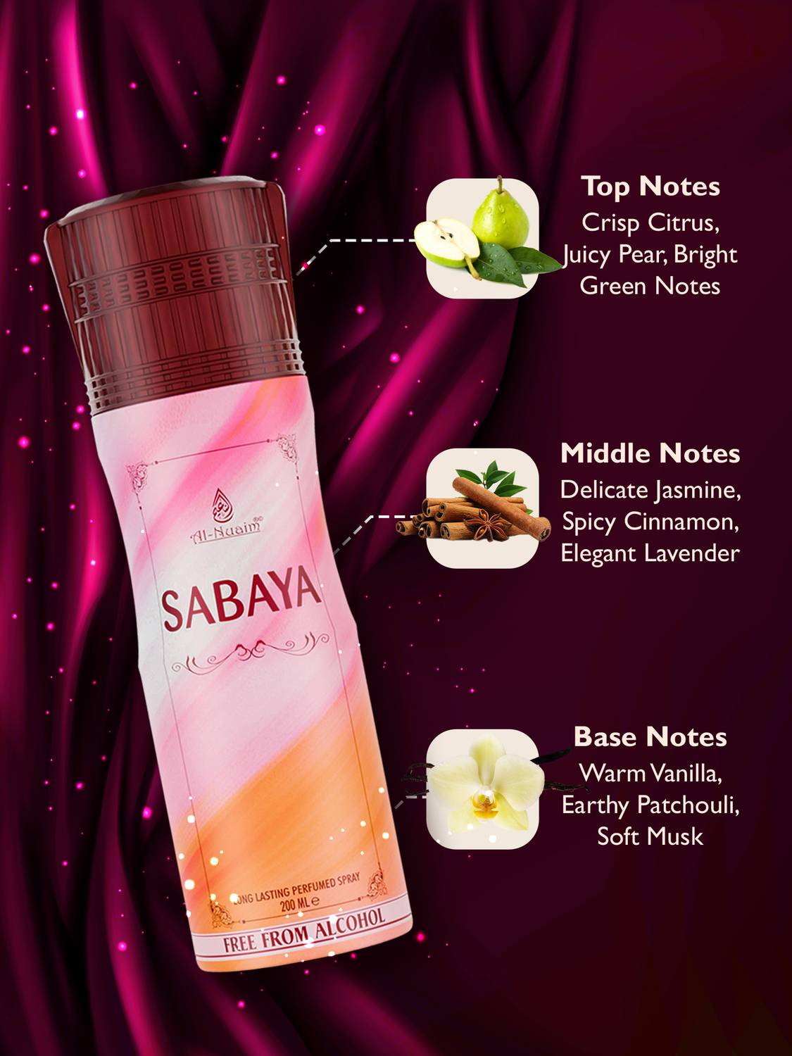 Al Nuaim Sabaya Alcohol Free Deodorant - Image 2