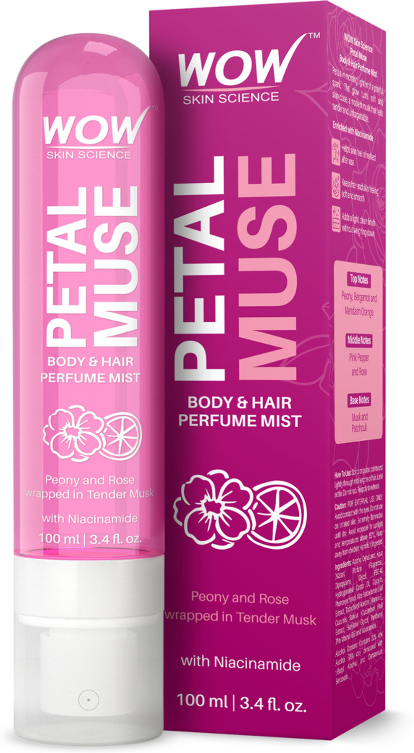 Image of WOW SKIN SCIENCE Petal Muse Hair & Body Perfume Mist Body Mist - For Men & Women (100 ml)