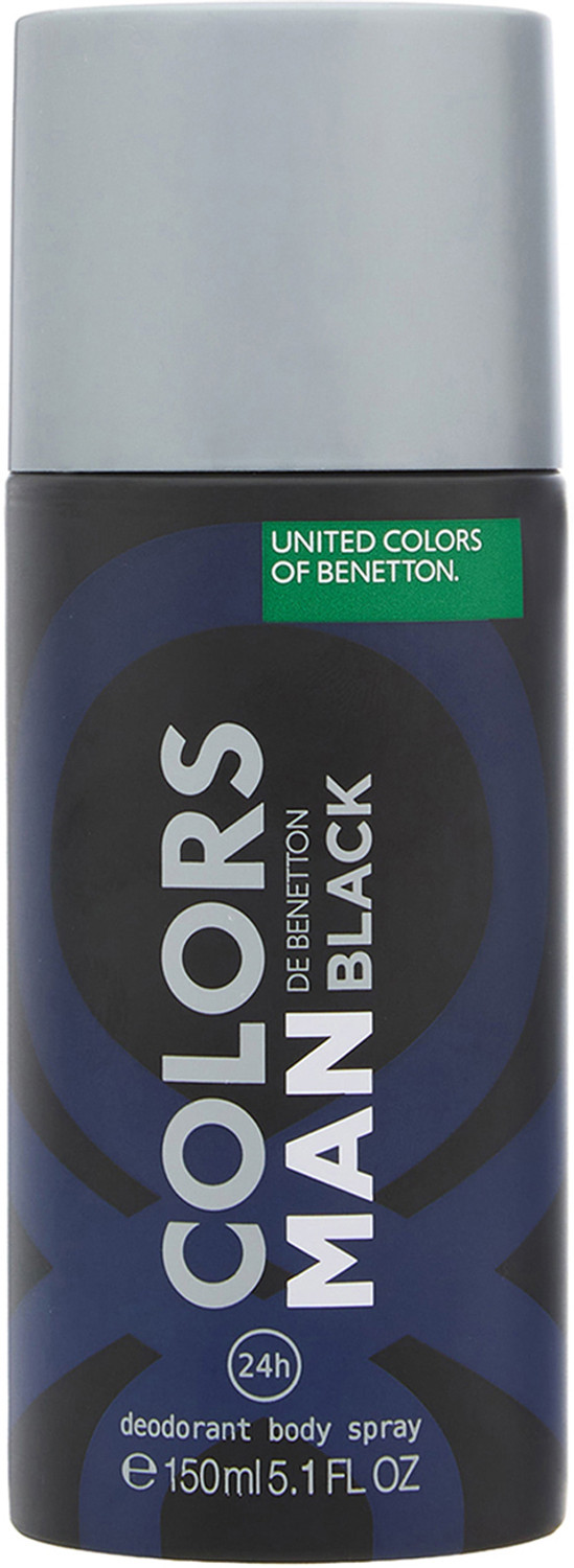 Image of United Colors of Benetton Man Black Deodorant Spray - For Men
