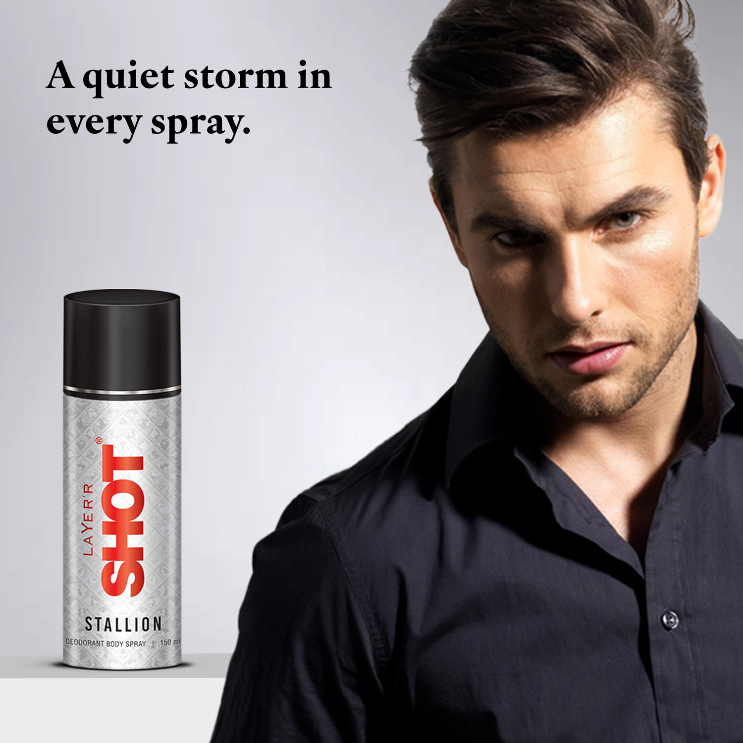 Image of LAYER'R SHOT Stallion Deodorant Spray - For Men