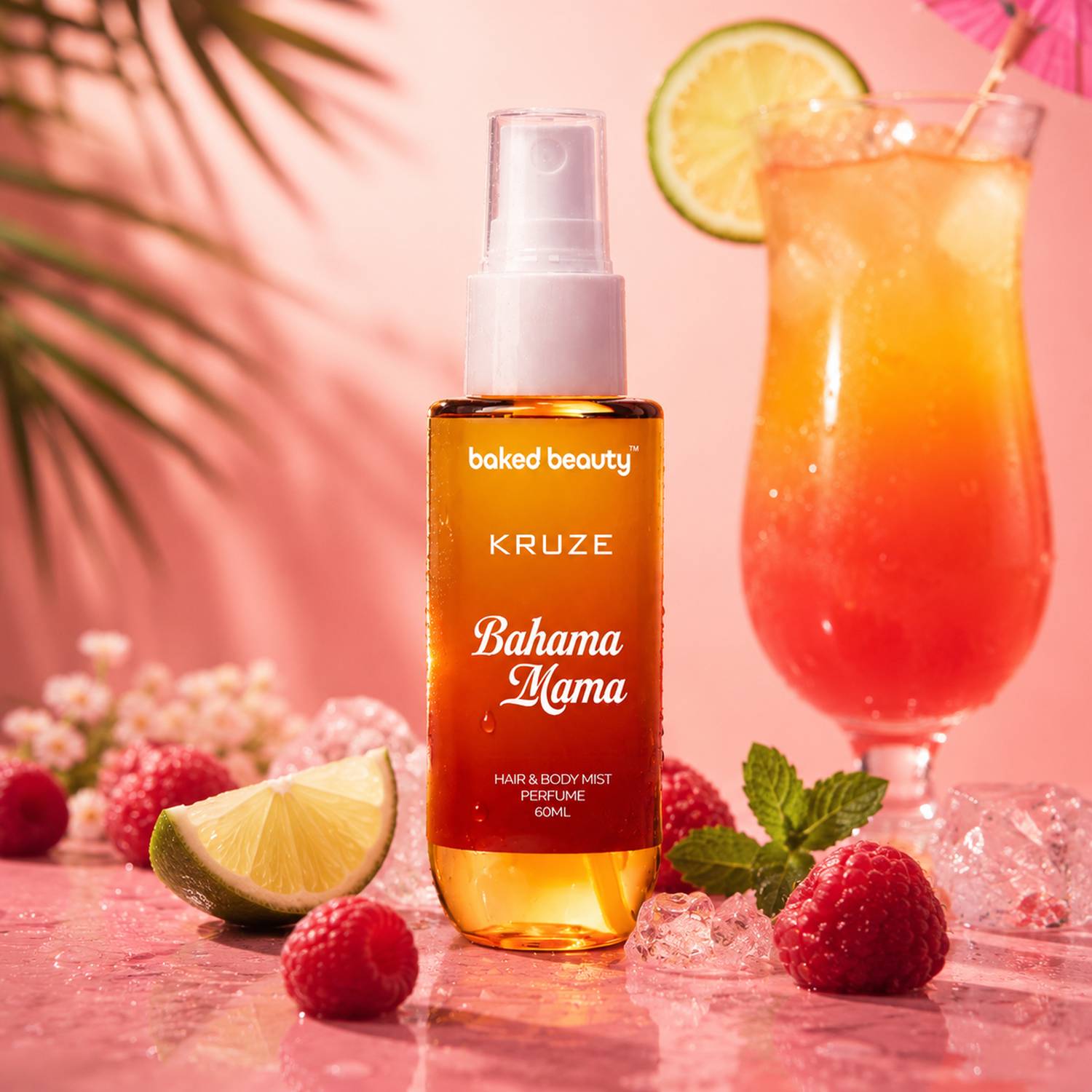 BAKED BEAUTY Kruze Bahama Mama Body Mist Refreshing Long Lasting Fragrance Body Mist - For Women