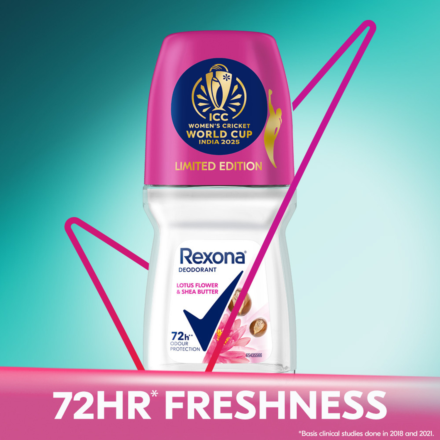 Image of Rexona Lotus Flower & Shea Butter and Matcha Tea & Vanilla Antiperspirant Roll-On Deodorant Roll-on - For Women (100 ml, Pack of 2)