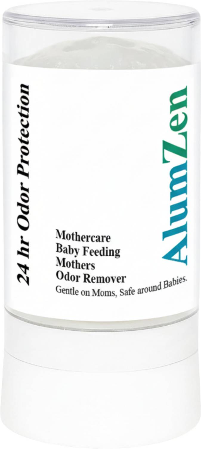 Alumzen Mothercare – Baby Feeding Mothers Alum Roll-On Postpartum Deodorant Stick  -  For Men & Women