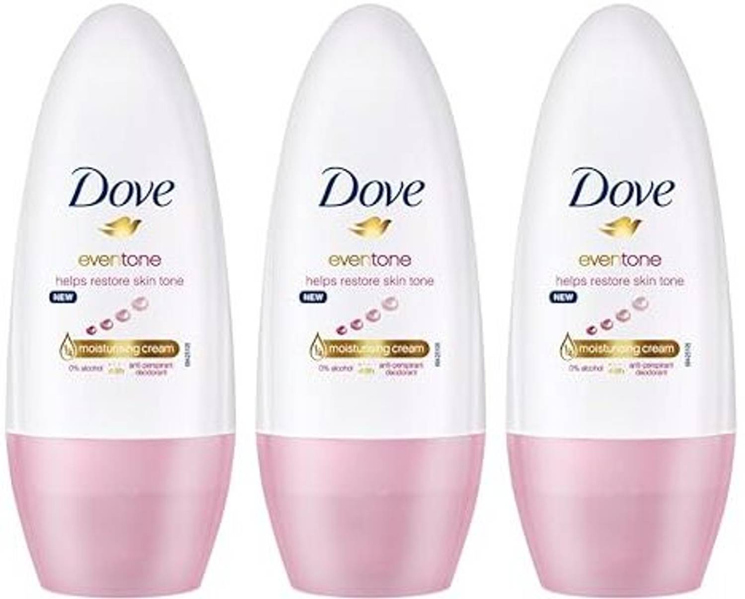 DOVE Even Tone 48H Odour Protection Deodorant Roll-on - For Wom... more