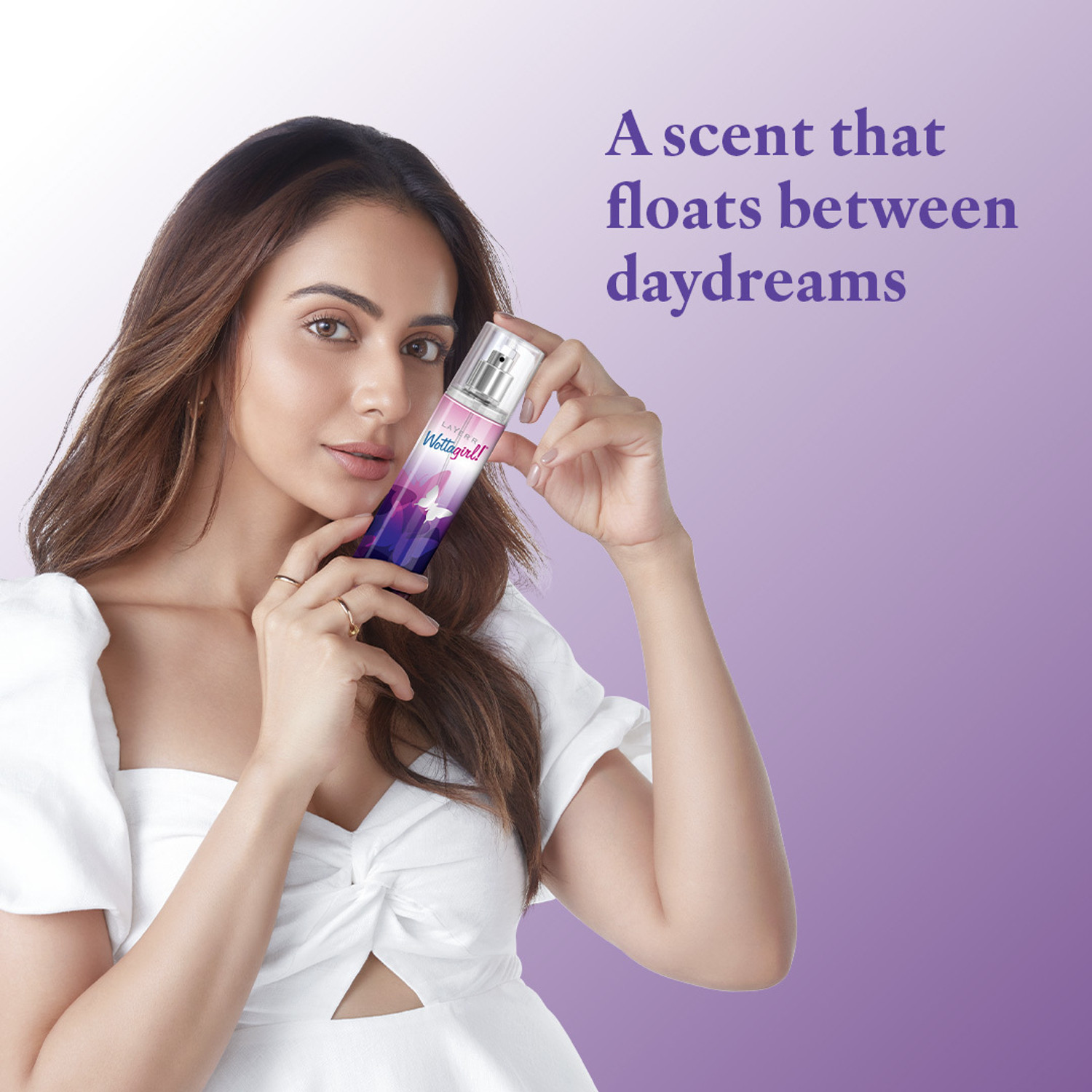 Image of LAYER'R WOTTAGIRL! AMBER KISS 135ml Body Spray - For Women
