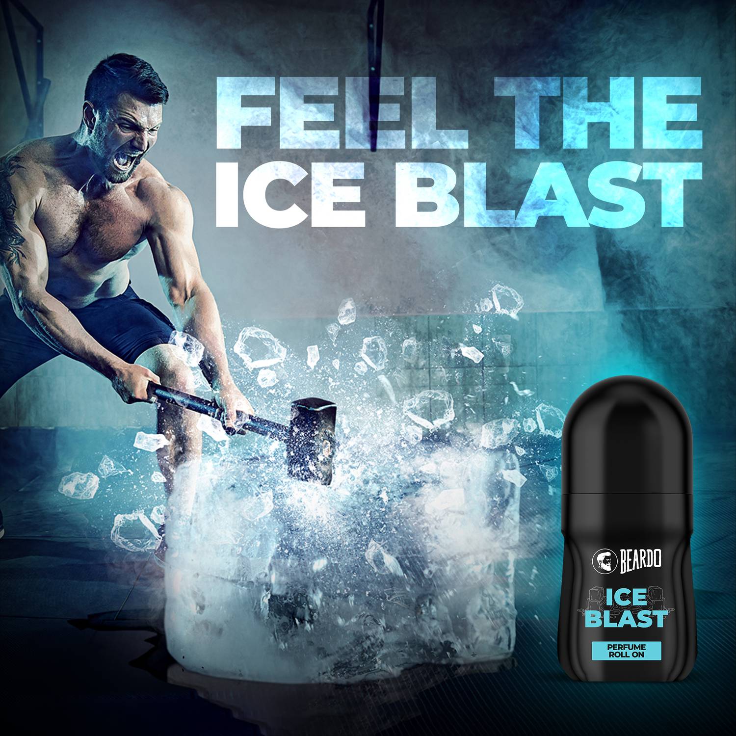 BEARDO Ice Blast 50ml Deodorant Roll-On - Image 2