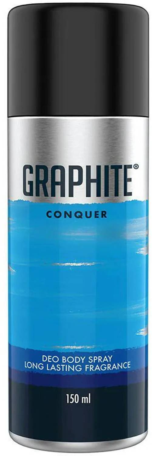 GRAPHITE Conquer Deodorant Spray 150 ml Silver - Image 1