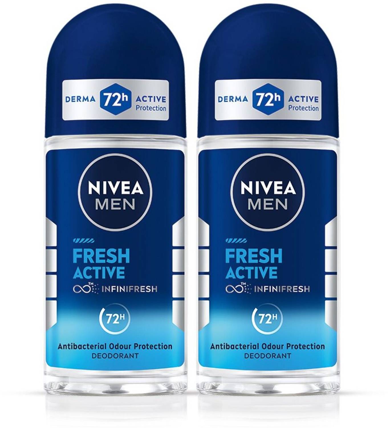 NIVEA Men Fresh Active Combo, 72h Protection, 0% Alcohol - Image 1
