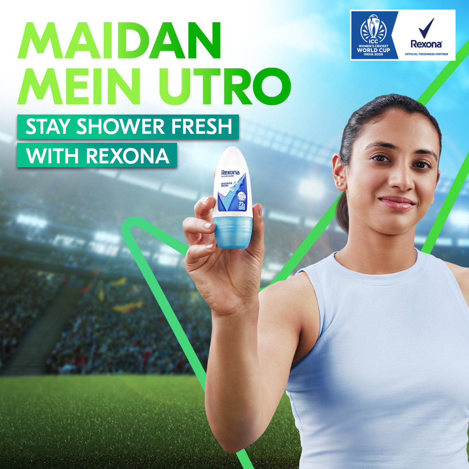 Image of Rexona Powder Dry Underarm Roll On Deodorant For Women (PO3) Deodorant Roll-on - For Women