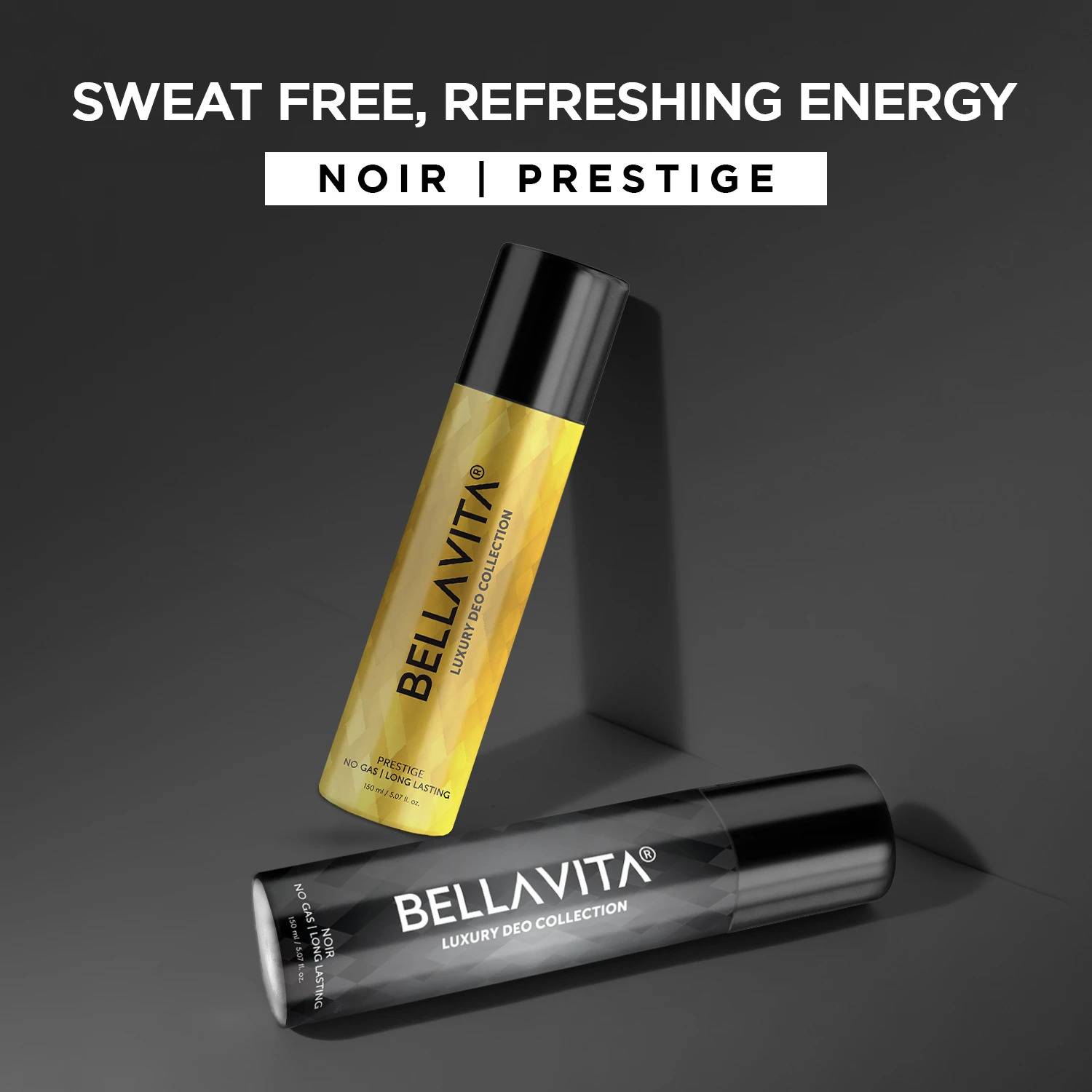BELLAVITA Noir & Prestige Deo Pack of 2 · 150 ml (300 ml total) - Image 3
