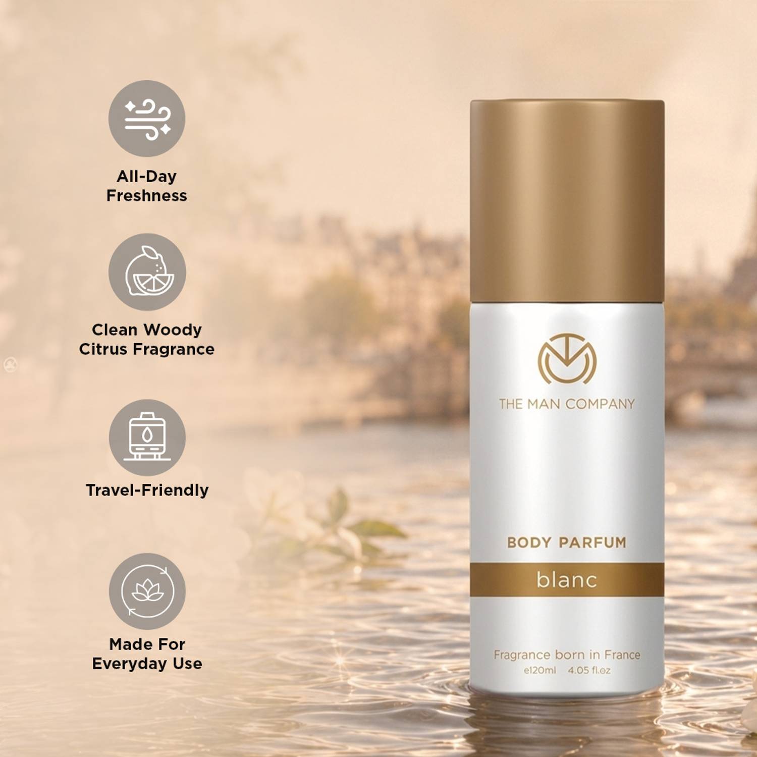 The Man Company Blanc 55ml Deodorant - Image 4
